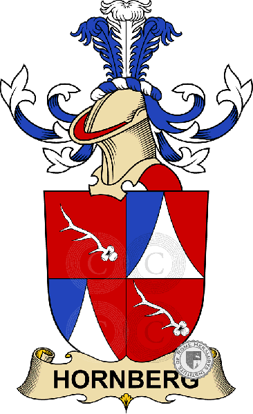Wappen der Familie Hornberg   ref: 32456