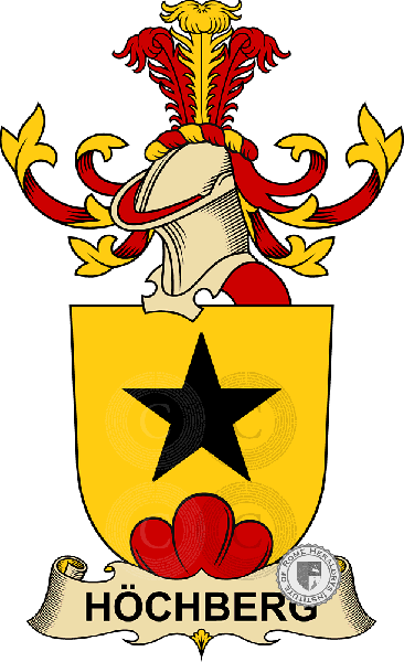 Escudo de la familia Höchberg   ref: 32464