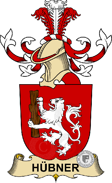 Escudo de la familia Hübner   ref: 32469