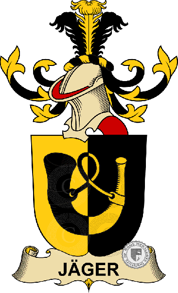 Coat of arms of family Jäger