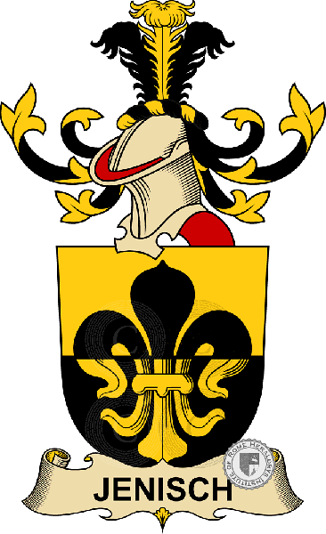 Coat of arms of family Jenisch   ref: 32478