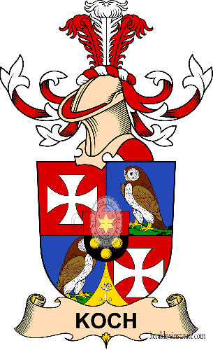 Coat of arms of family Koch   ref: 32505