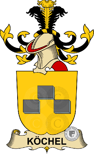 Wappen der Familie Köchel   ref: 32520
