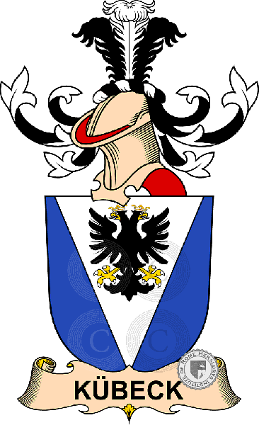 Wappen der Familie Kübeck   ref: 32522
