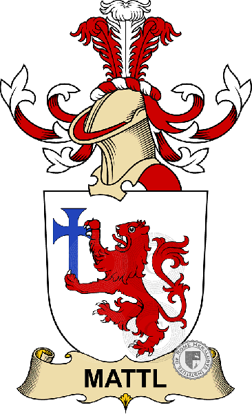Coat of arms of family Mattl   ref: 32587