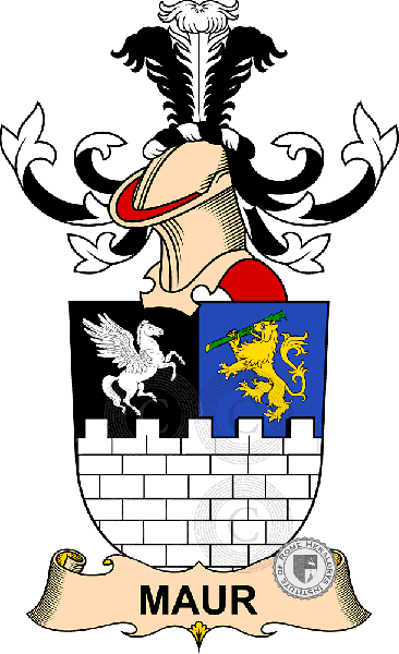 Coat of arms of family Maur