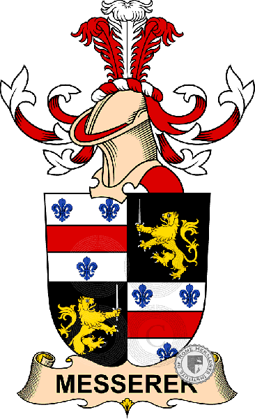 Coat of arms of family Messerer