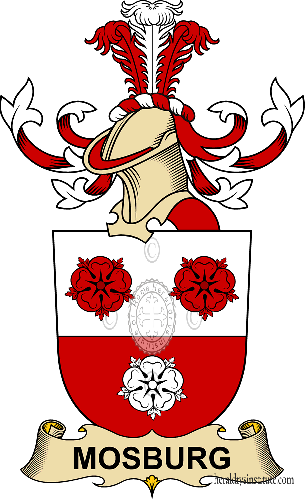 Coat of arms of family Mosburg   ref: 32617