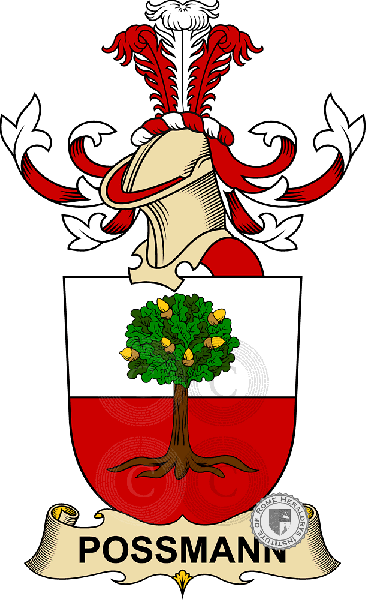 Wappen der Familie Possmann   ref: 32678