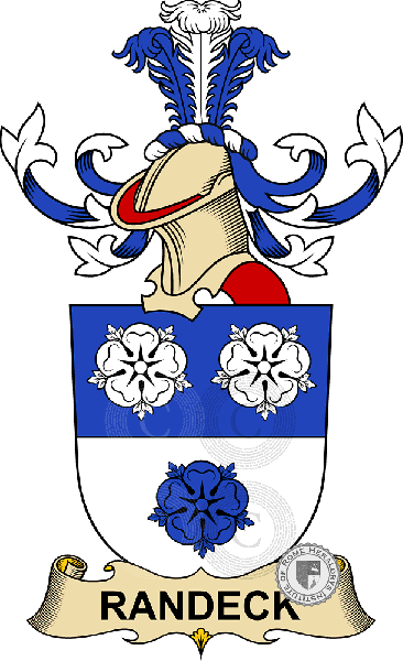 Coat of arms of family Randeck   ref: 32699