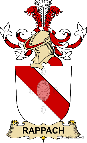 Coat of arms of family Rappach   ref: 32701