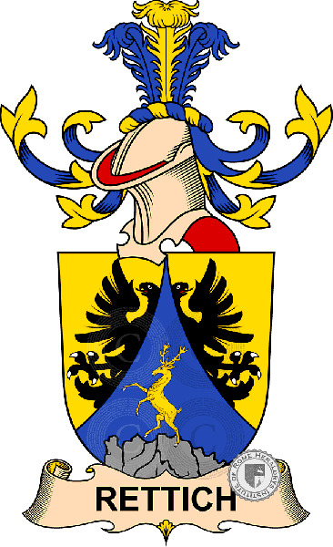 Coat of arms of family Rettich