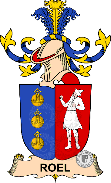 Coat of arms of family Roel