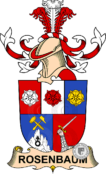 Wappen der Familie Rosenbaum