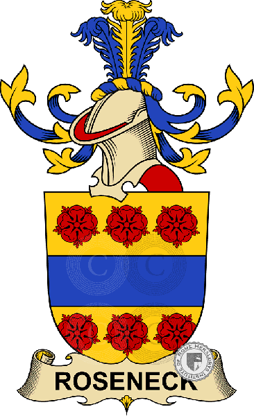 Wappen der Familie Roseneck   ref: 32745