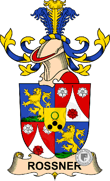 Wappen der Familie Rossner   ref: 32747