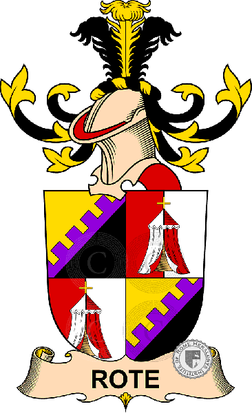 Coat of arms of family Rote