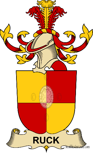 Coat of arms of family Ruck   ref: 32751