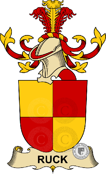 Coat of arms of family Ruck