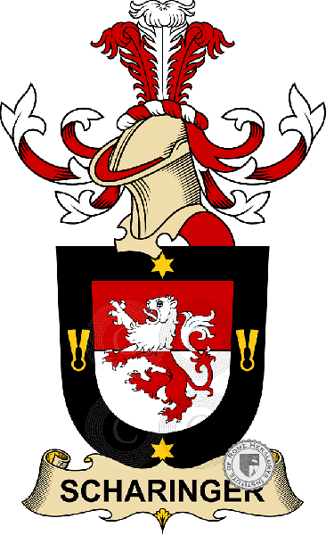 Coat of arms of family Scharinger (d'Olosy)   ref: 32772