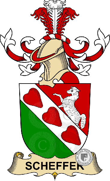 Coat of arms of family Scheffer