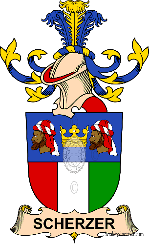 Wappen der Familie Scherzer   ref: 32780