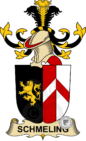 Wappen der Familie Schmeling   ref: 32784