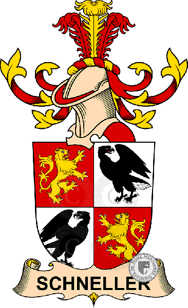 Wappen der Familie Schneller   ref: 32789