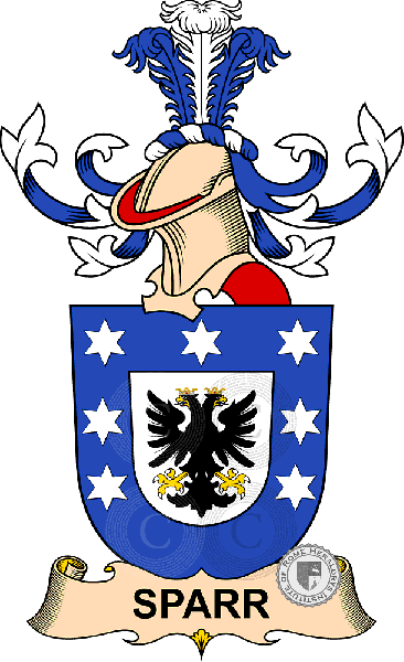 Coat of arms of family Sparr