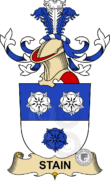 Coat of arms of family Stain   ref: 32828