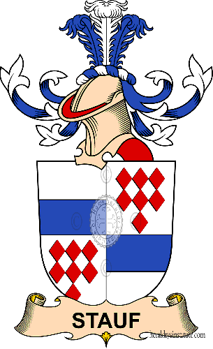 Coat of arms of family Stauf (d'Ehrenfels)   ref: 32829