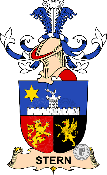 Escudo de la familia Stern (de Legisfeld)   ref: 32836