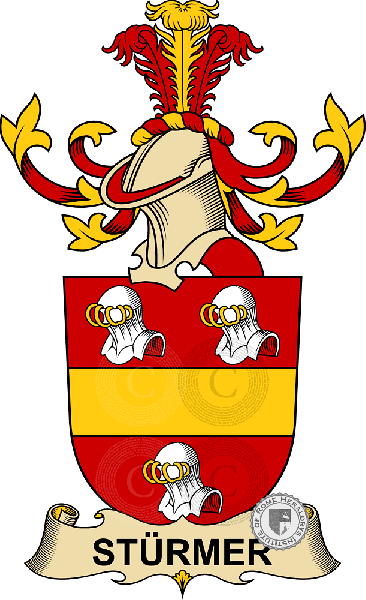 Coat of arms of family Stürmer