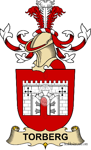 Coat of arms of family Torberg   ref: 32874