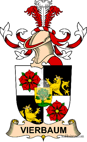 Coat of arms of family Vierbaum