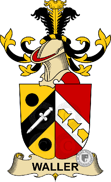 Wappen der Familie Waller   ref: 32905