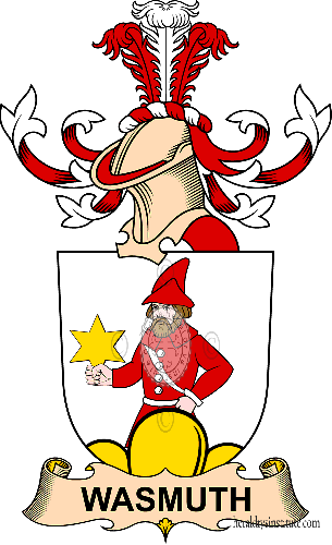 Coat of arms of family Wasmuth   ref: 32914