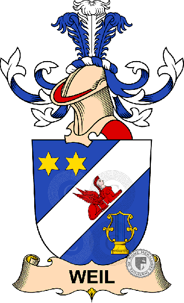 Wappen der Familie Weil (de Weilen)   ref: 32922