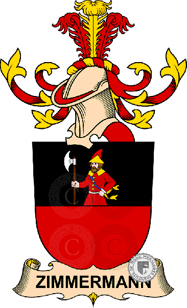 Coat of arms of family Zimmermann