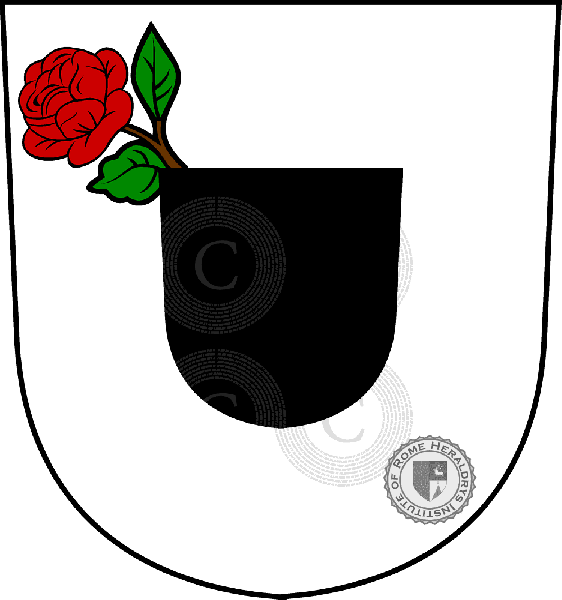 Coat of arms of family Altorf   ref: 32982