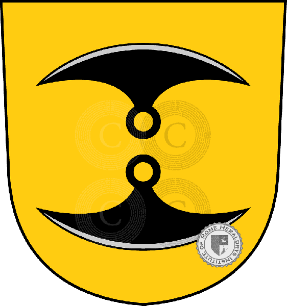 Escudo de la familia Bely (de Belfort)   ref: 33022