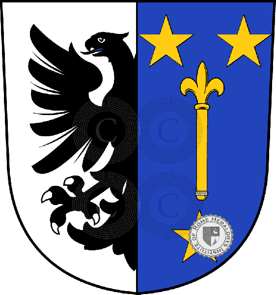 Coat of arms of family Chouppart   ref: 33098