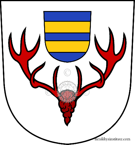 Coat of arms of family Eiskirchen dit Rayner   ref: 33137