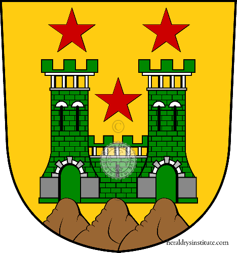 Coat of arms of family Friedberg   ref: 33182
