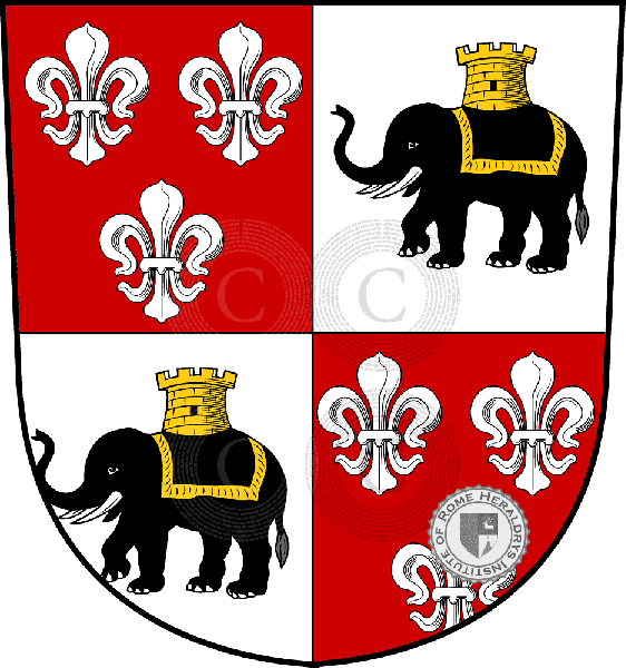 Coat of arms of family Gilgen   ref: 33206