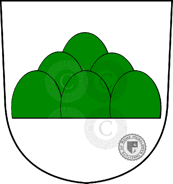 Coat of arms of family Grunenberg   ref: 33229