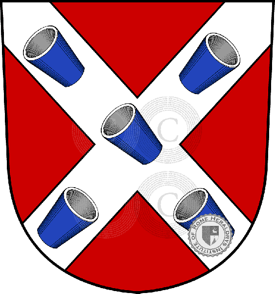Escudo de la familia Gütenberg (Bons)   ref: 33237