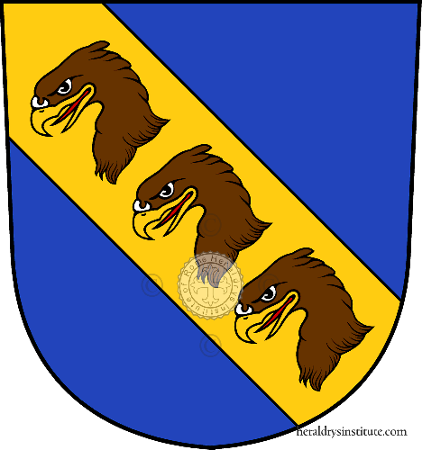 Coat of arms of family Haben   ref: 33238