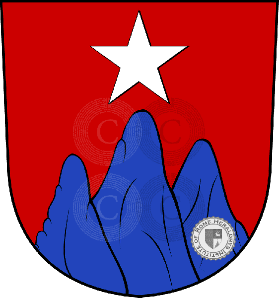 Coat of arms of family Heggetzer   ref: 33261