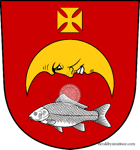 Coat of arms of family Heitz (von)   ref: 33263